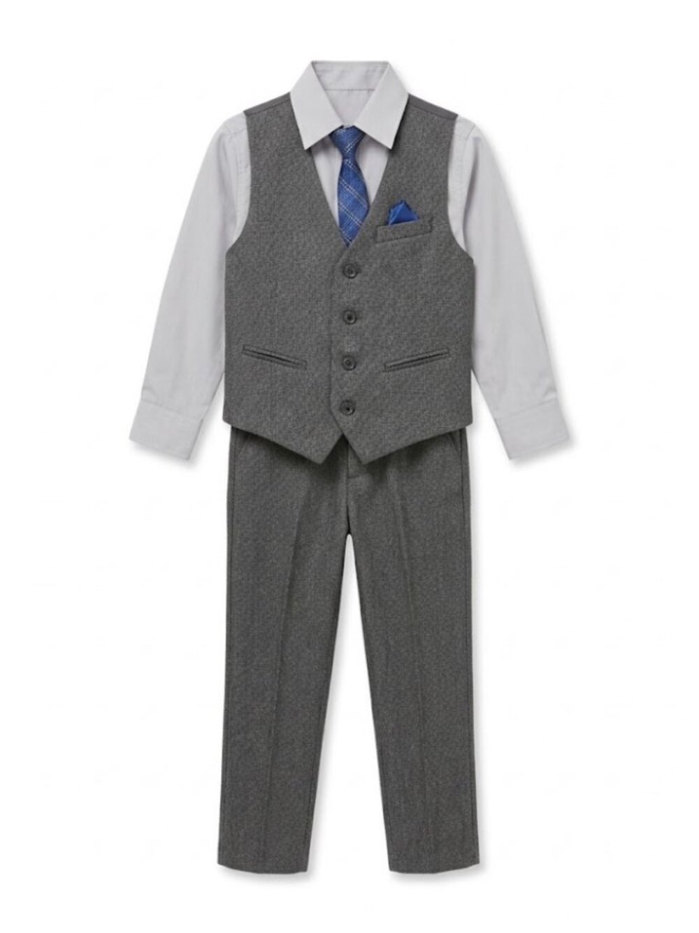4pcs Baby Toddler Formal Outfits Set Infant Boy Wedding Christening Tuxedo Suit
